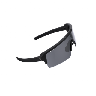 BSG-65 kerékpáros szemüveg Fuse matt fekete keret / PC fényes tükrös lencsékkel