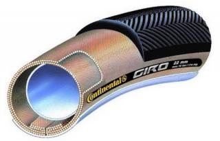 Continental tömlős gumiabroncs kerékpárhoz 28x22mm Giro fekete/transzparent Skin