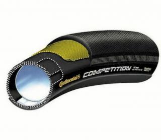 Continental tömlős gumiabroncs kerékpárhoz 28x25mm Competition TT fekete/fekete, Skin
