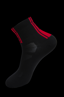 FLR ES3.5 zokni [fekete-piros, 35-38]
