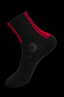 FLR ES5.5 zokni [fekete-piros, 35-38]
