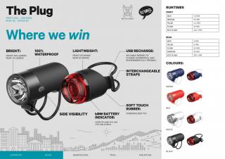 Knog PLUG - rear light piros 2022