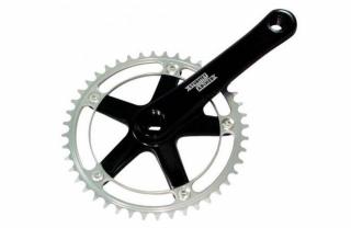 Sturmey Archer FCT68 SingleSpeed/Fixie/Pálya 48T négyszögtengelyes hajtómű [fekete-ezüst, 48, 170 mm]