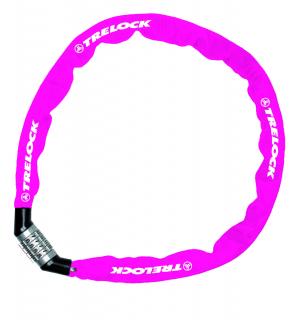 Trelock BC 115 Code számzáras láncos zár [pink, 60 cm]