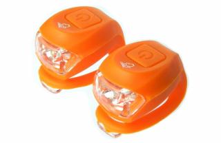 Villogó VELOTECH 2LED NARANCS