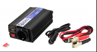 12V -ról >> 230V -ra + USB 700W / 350W FESZÜLTSÉGÁTALAKÍTÓ INVERTER AUTÓS ÁRAMÁTALAKÍTÓ 12/230V KONVERTER