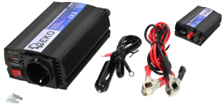 24V -ról >> 230V -ra + USB 700W / 350W FESZÜLTSÉGÁTALAKÍTÓ INVERTER AUTÓS ÁRAMÁTALAKÍTÓ 24/230V KONVERTER