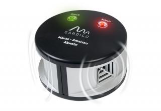 GARDO 550m2 360° ULTRAHANGOS ELEKTROMOS Dual Piezo RÁGCSÁLÓRIASZTÓ ROVARRIASZTÓ ÁLLATRIASZTÓ KÁRTEVŐRIASZTÓ