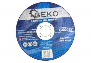 GeKo 125 mm FÉMVÁGÓ KORONG 125x1,0x22,2mm FÉMHEZ INOX VÁGÓKORONG