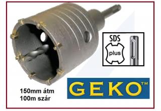 GekO SDS Plus 150mm KÖRKIVÁGÓ BETON TÉGLA FAL KORONAFÚRÓ DOBOZFÚRÓ