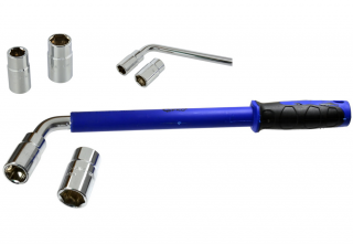 Megerősített kihúzható kerékkulcs 17x19mm + 21x23mm