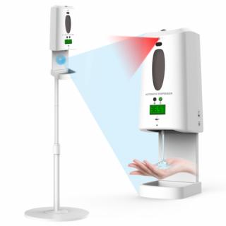 Állványos automata testhőmérő és kézfertőtlenítő (sprays kivitelben) / OT-HS-2