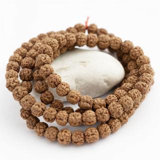 Rudraksha gyöngy, 8mm, szál