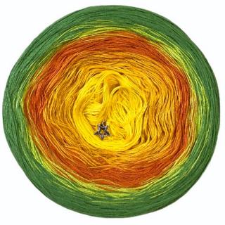 4 szálú Álomfonal Mango 500 m (színek :  725, 675, 240, 750,)