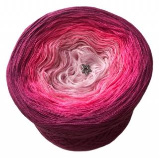 4 szálú Álomfonal Pink Ombre 500 m (színek : 350, 585, 420,)