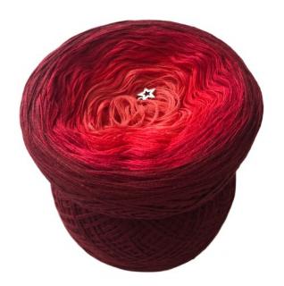 4 szálú Álomfonal Red Ombre 500 m (színek : 430,325,195,205)