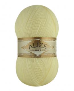 Alize Angora Gold 01 - krém (20% Gyapjú, 80% Akril)