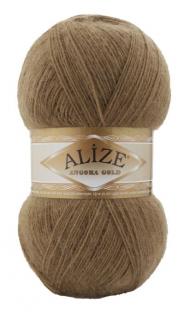 Alize Angora Gold 466 - sötét bézs (20% Gyapjú, 80% Akril)