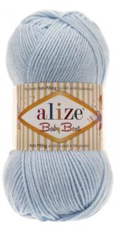 Alize Baby Best 183 -világos kék (10% bambusz, gyermek fonal)