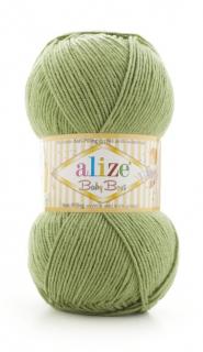 Alize Baby Best 485 - zöld (10% bambusz, gyermek fonal)