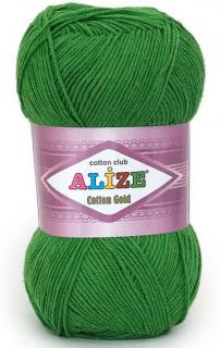 Alize Cotton Gold 126 - zöld (45% Akril, 55% Pamut)