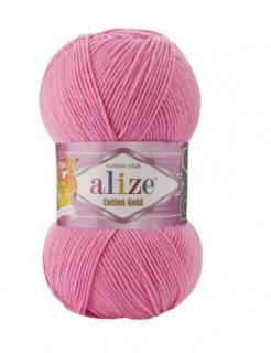 Alize Cotton Gold 264 - rózsaszín (45% Akril, 55% Pamut)