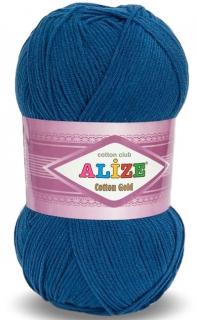 Alize Cotton Gold 279 - kék (45% Akril, 55% Pamut)