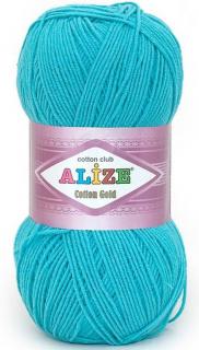 Alize Cotton Gold 287 - türkiz (45% Akril, 55% Pamut)