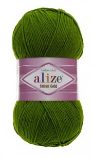 Alize Cotton Gold 35 - zöld (45% Akril, 55% Pamut)