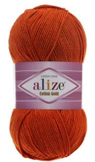 Alize Cotton Gold 36 - tégla (45% Akril, 55% Pamut)