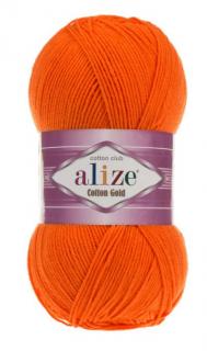 Alize Cotton Gold 37 - narancs (45% Akril, 55% Pamut)