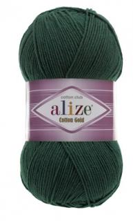 Alize Cotton Gold 426 - karácsonyi zöld (45% Akril, 55% Pamut)