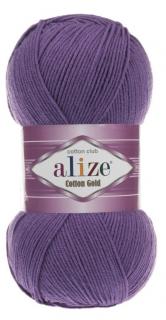 Alize Cotton Gold 44 - sötétlila (45% Akril, 55% Pamut)