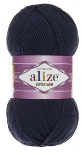 Alize Cotton Gold 58 - sötétkék (45% Akril, 55% Pamut)