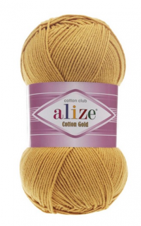 Alize Cotton Gold 736 - okker (45% Akril, 55% Pamut)