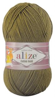 Alize Cotton Gold 782 - khaki (45% Akril, 55% Pamut)