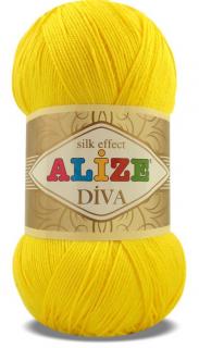 Alize Diva 110 - sárga (akril fonal)