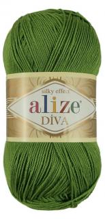 Alize Diva 210 - zöld (akril fonal)