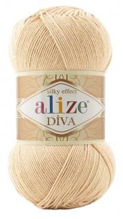 Alize Diva 67 - világos bézs (akril fonal)