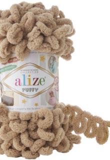 Alize Puffy 262 - bézses barna (kézen kötés)