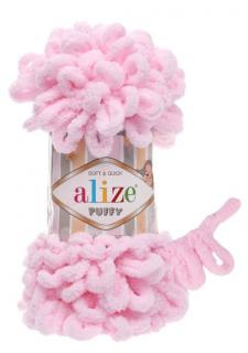 Alize Puffy 31 - halvány rózsaszín (kézen kötés)