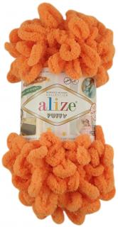 Alize Puffy 336 - narancs (kézen kötés)