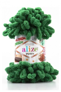 Alize Puffy 532 - fenyöfa (kézen kötés)