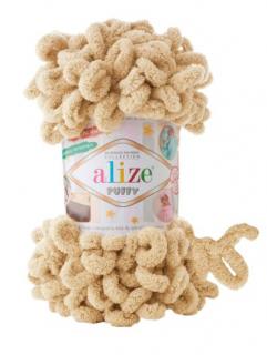 Alize Puffy 95 - karamell (kézen kötés)