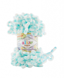 Alize Puffy Color 6493 (kötés kézzel, tű nélkül)