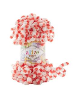 Alize Puffy Color 6495 (kötés kézzel, tű nélkül)