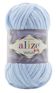 Alize Velluto 218 - baba kék (már 965 Ft-tól a hűségeseknek,)