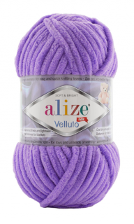 Alize Velluto 43 - világoslila (zsenília fonal, 100g, 68m)