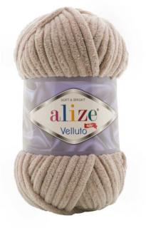 Alize Velluto 530 - tejes kávé  (zsenília fonal, 100g, 68m)