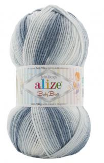 Baby Best Batik 7542 (szürke-fehér)